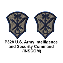 1:6 Scale U.S. BDU Army Intelligence and Security Command Patch (INSCOM)